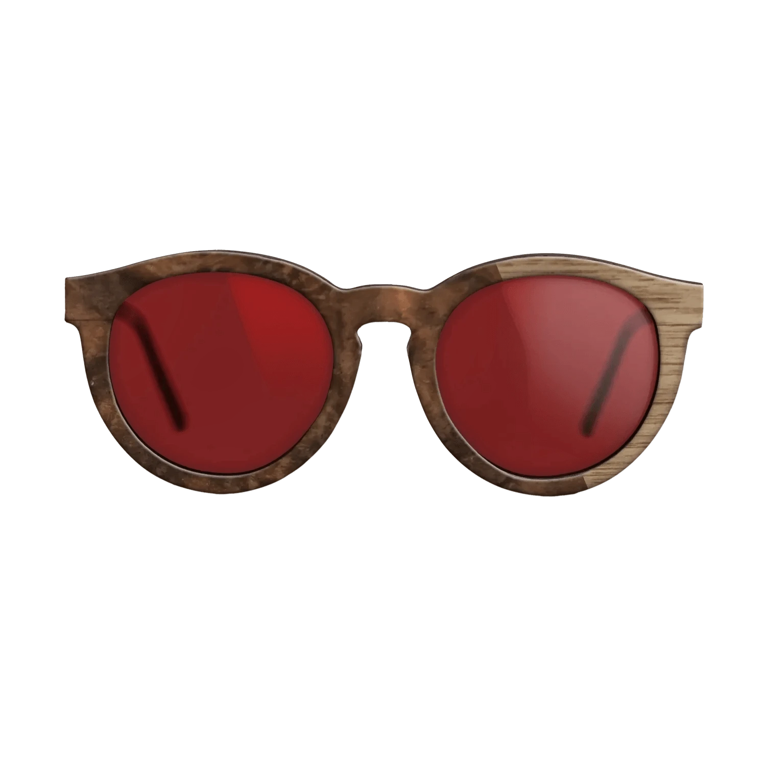 Walnut Burl,Walnut: Straight Grain: Splice - The Rebel - Round - 754 - SIRIS wood optic