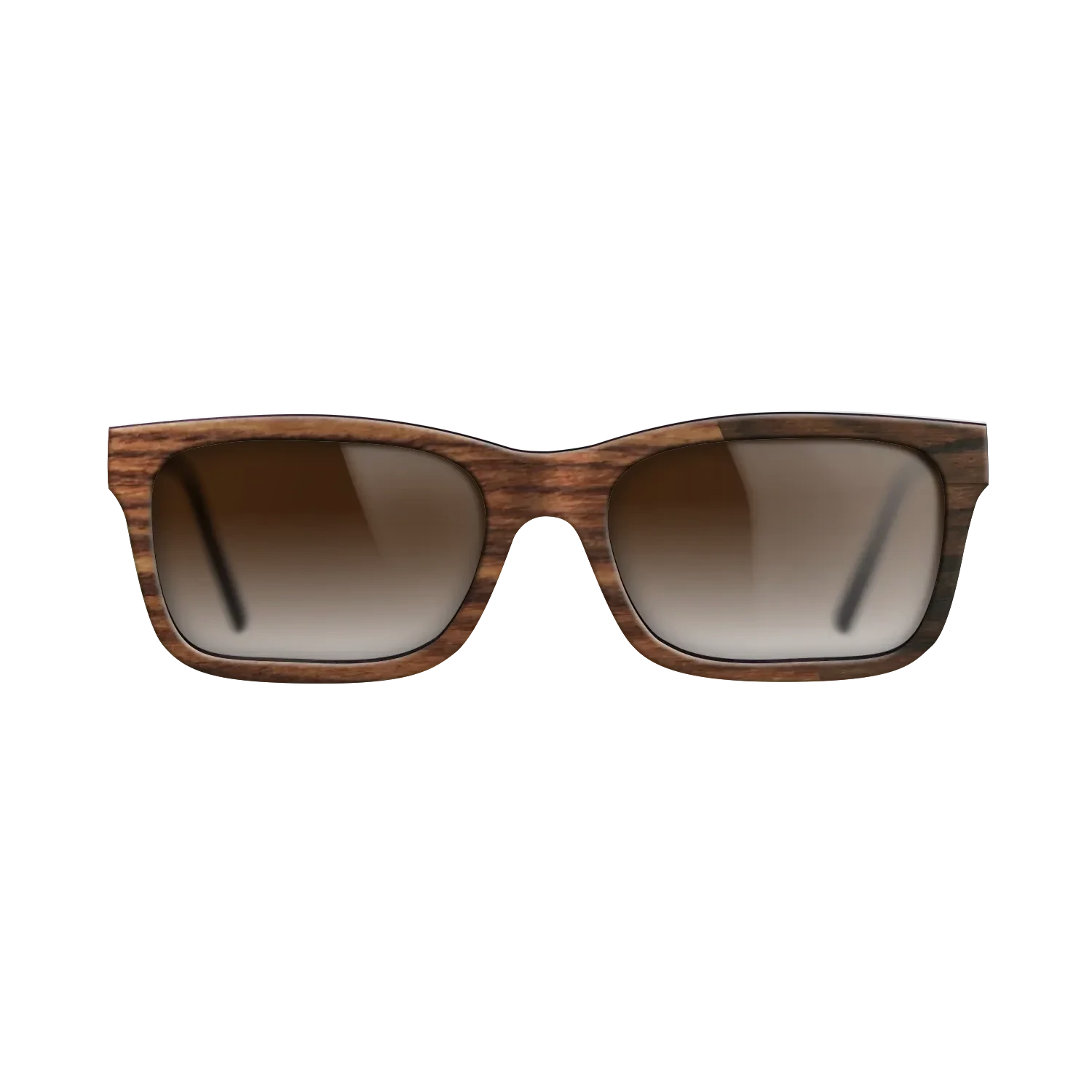 Walnut: Straight Grain,Ziricote Dark Quartered: Splice - The Sage - Rectangle - 1169 - SIRIS wood optic