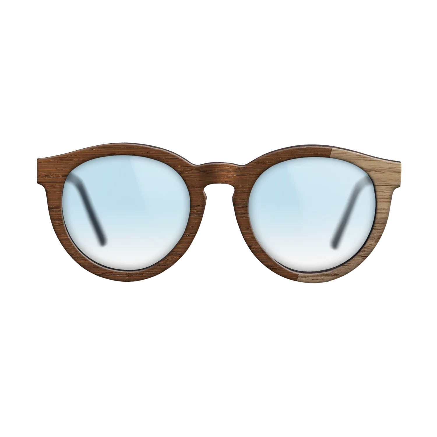 Wenge,Walnut: Straight Grain: Bauhaus - The Rebel - Round - 820 - SIRIS wood optic