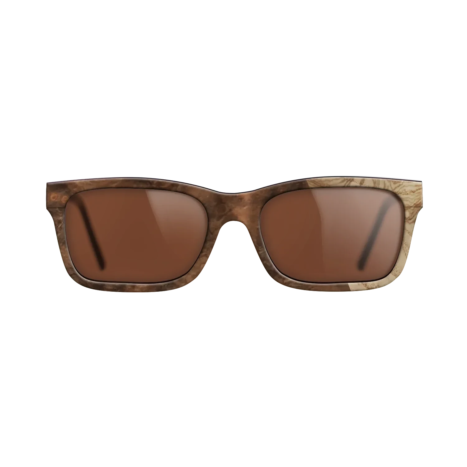 Walnut Burl,Olive Burl: Splice - The Sage - Rectangle - SIRIS wood optic