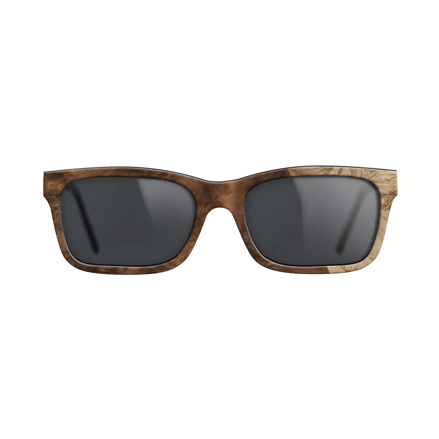 Walnut Burl,Olive Burl: Splice - The Sage - Rectangle - SIRIS wood optic