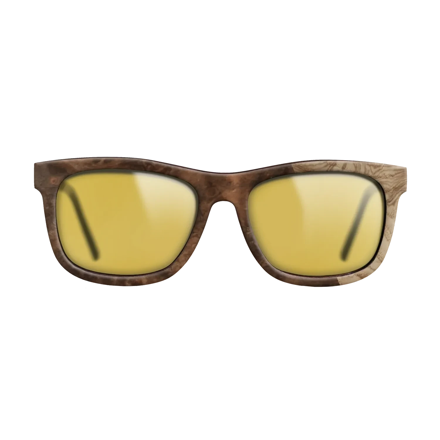 Walnut Burl,Olive Burl: Splice - The Hero - Square - SIRIS wood optic