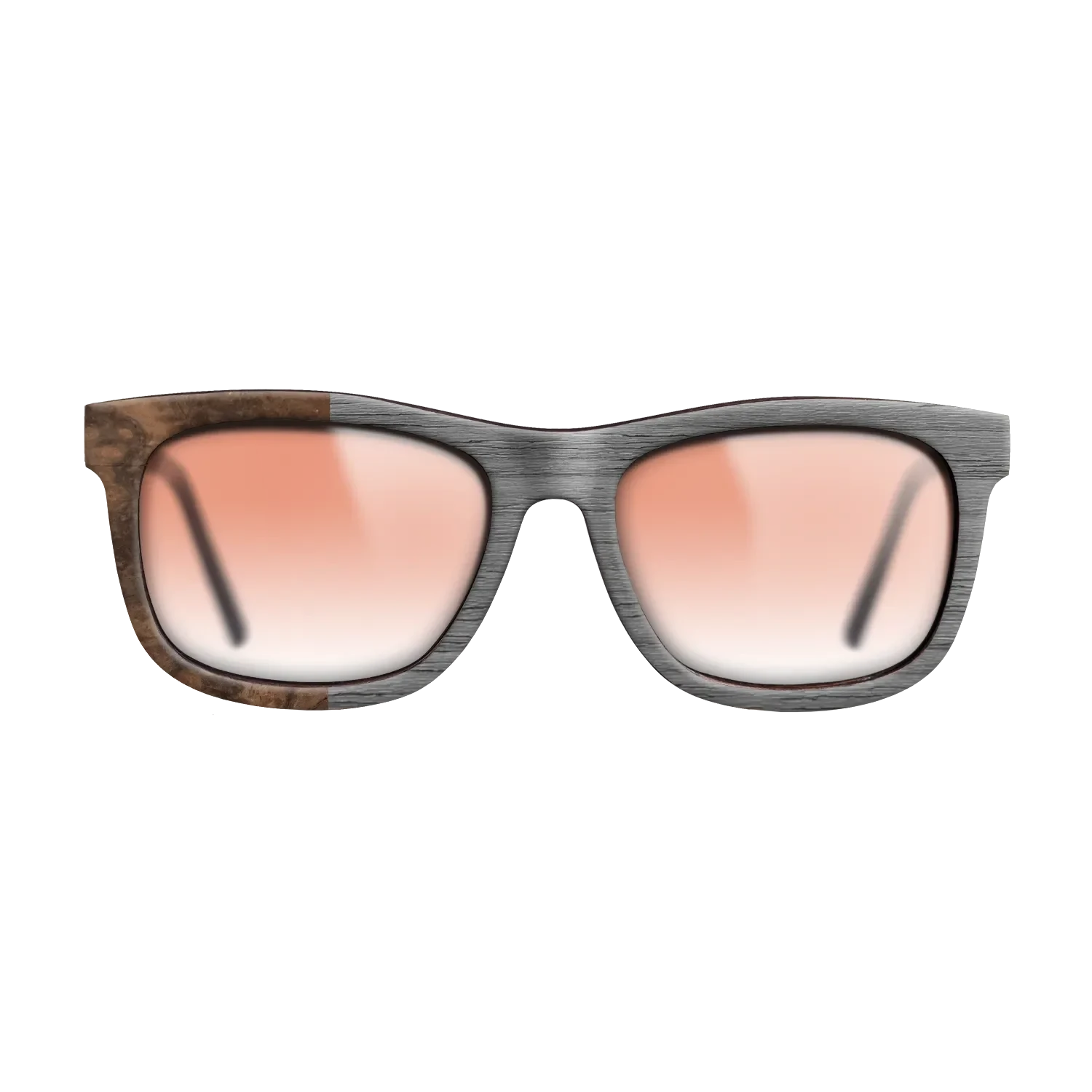 Poplar Dyed: Grey,Walnut Burl: Binary - The Hero - Square - SIRIS wood optic