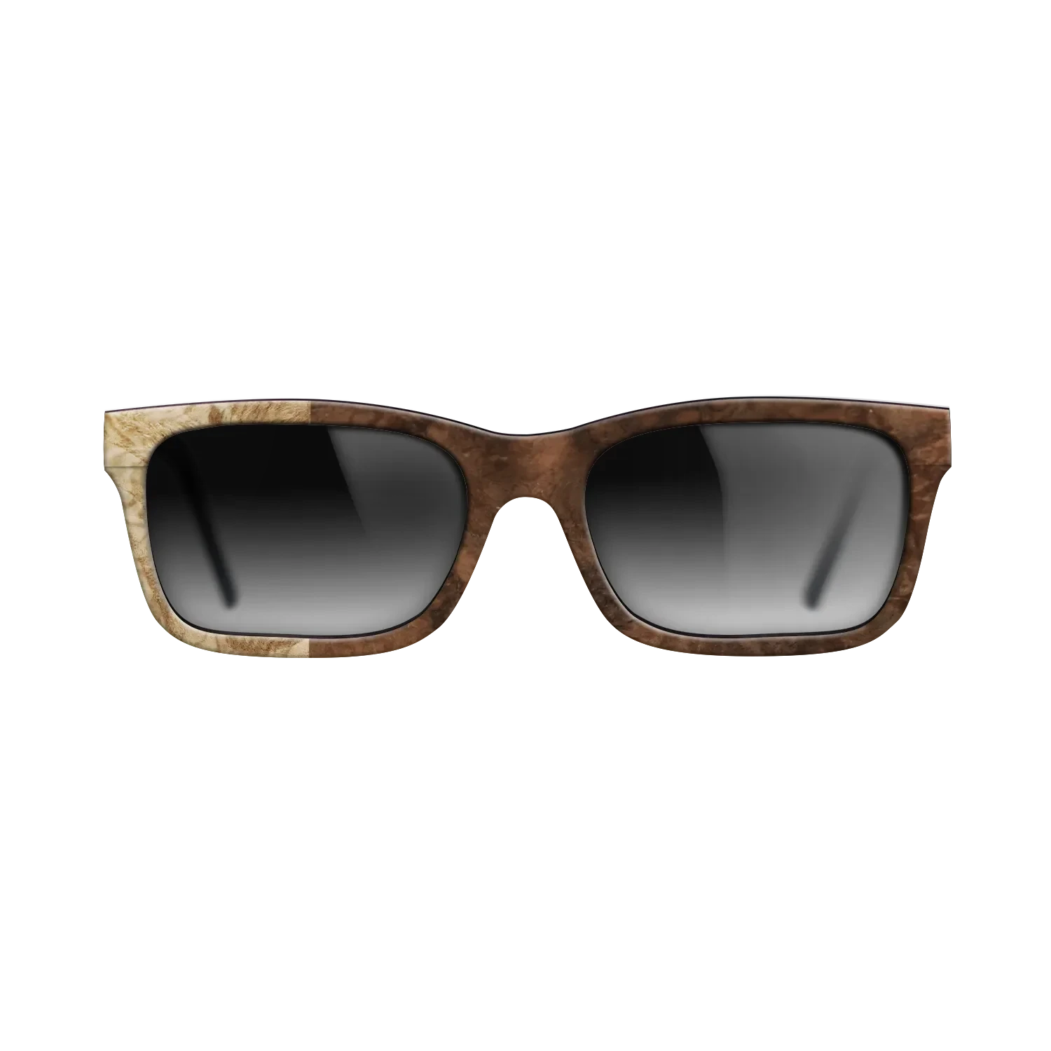 Walnut Burl,Olive Burl: Binary - The Sage - Rectangle - SIRIS wood optic