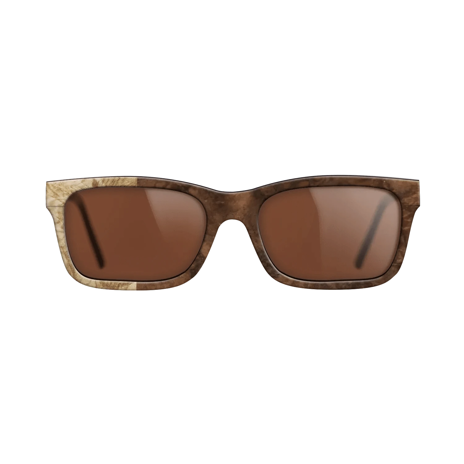 Walnut Burl,Olive Burl: Binary - The Sage - Rectangle - SIRIS wood optic