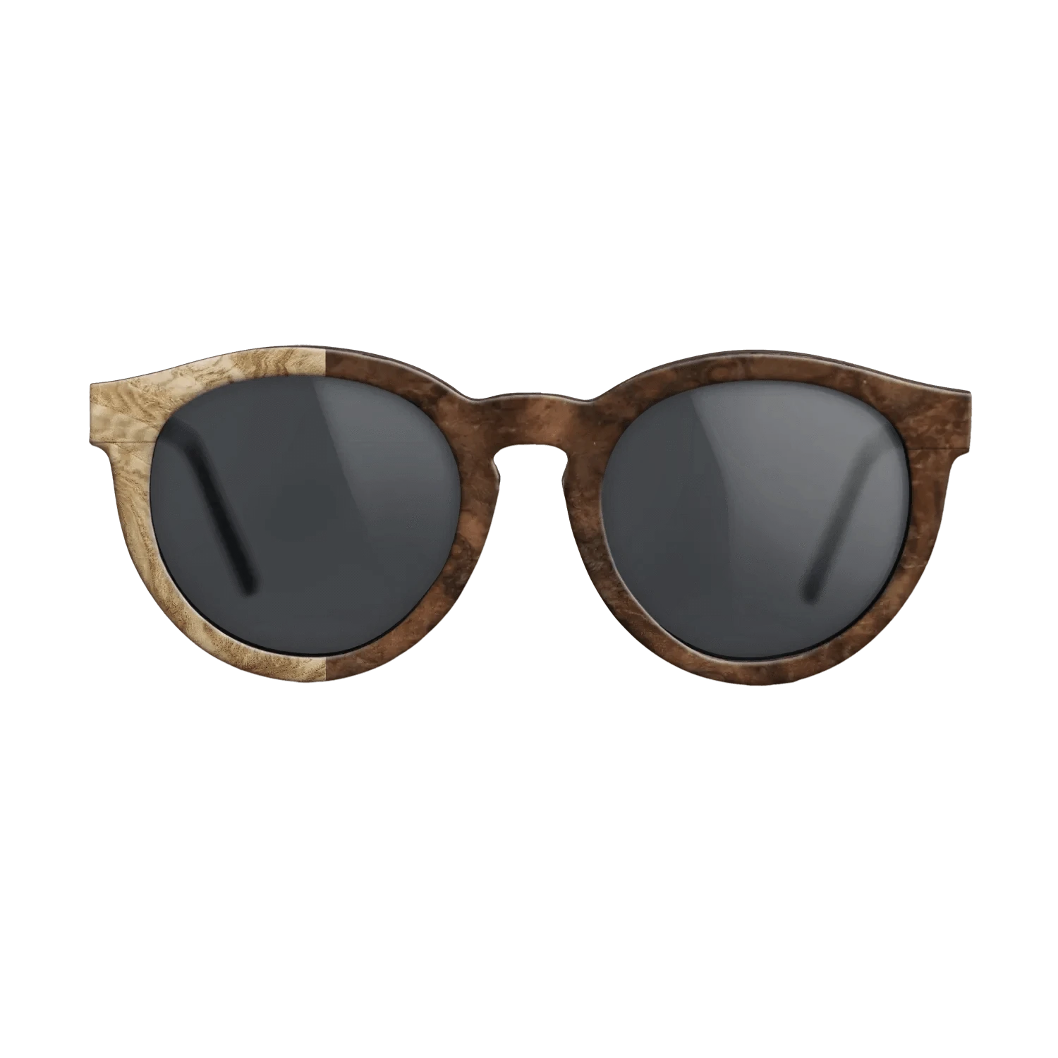 Walnut Burl,Olive Burl: Binary - The Rebel - Round - SIRIS wood optic