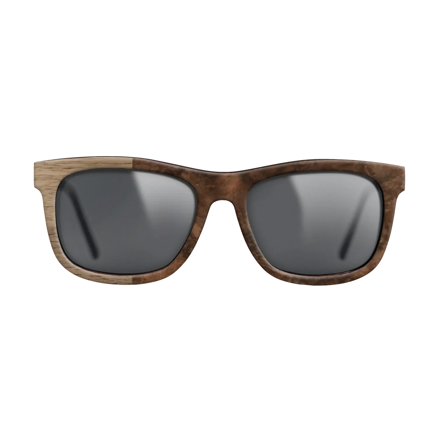 Walnut Burl,Walnut: Straight Grain: Binary - The Hero - Square - SIRIS wood optic