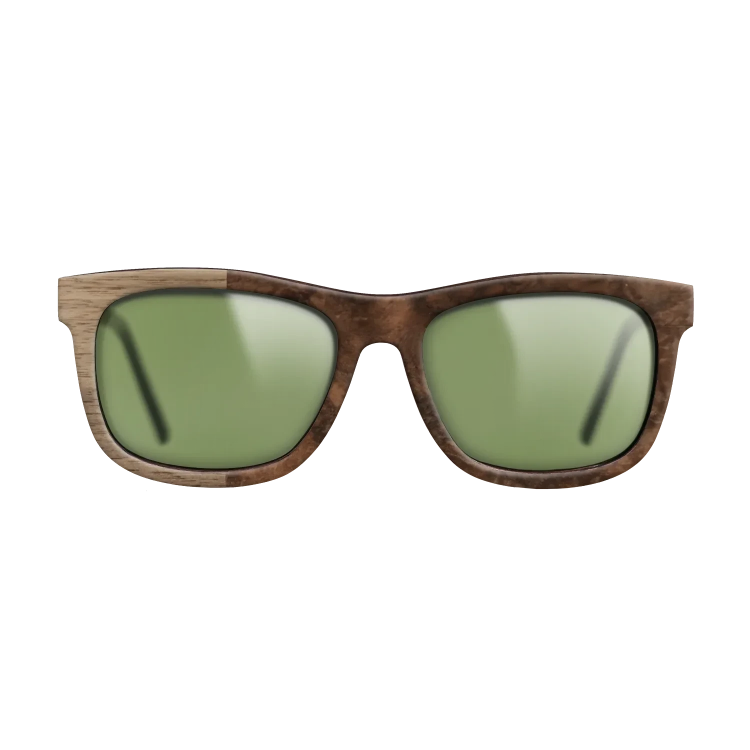 Walnut Burl,Walnut: Straight Grain: Binary - The Hero - Square - SIRIS wood optic