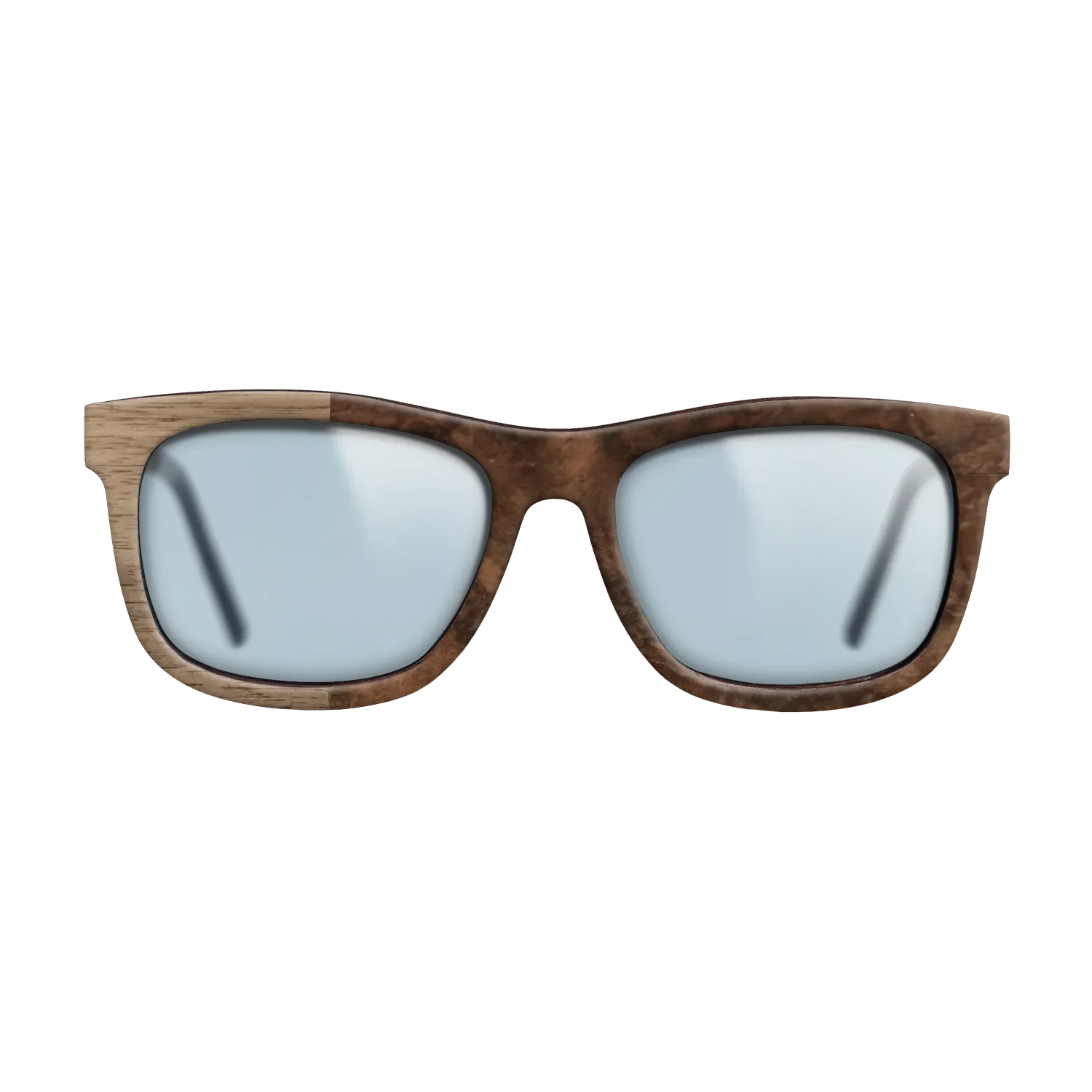 Walnut Burl,Walnut: Straight Grain: Binary - The Hero - Square - SIRIS wood optic
