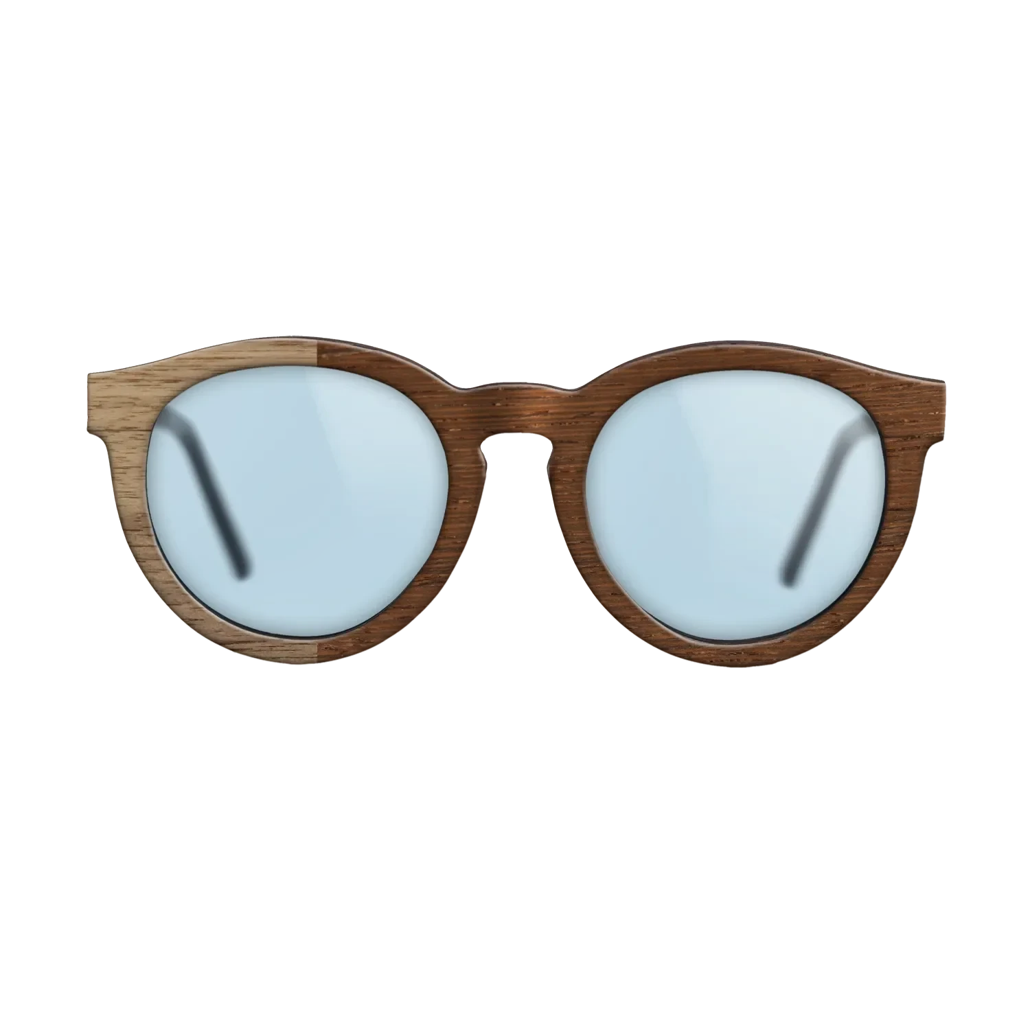 Wenge,Walnut: Straight Grain: Binary - The Rebel - Round - SIRIS wood optic