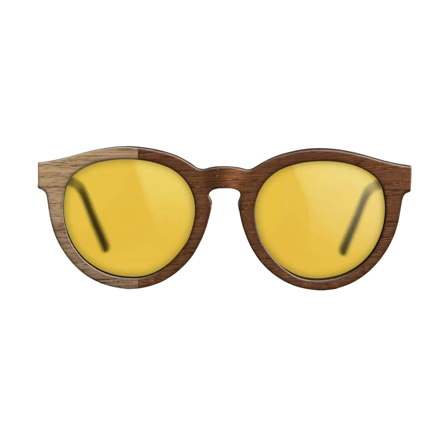 Wenge,Walnut: Straight Grain: Binary - The Rebel - Round - SIRIS wood optic