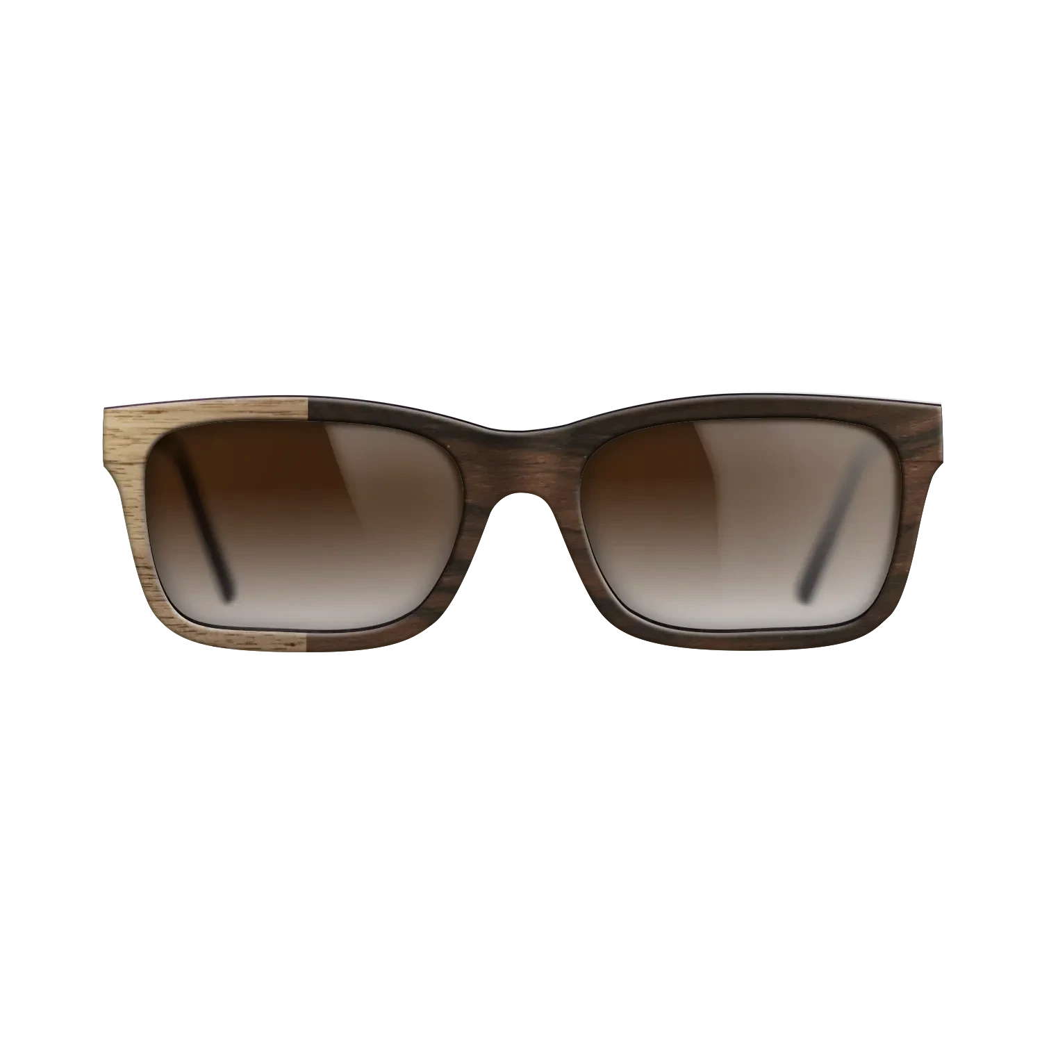 Ziricote Dark Quartered,Walnut: Straight Grain: Binary - The Sage - Rectangle - SIRIS wood optic