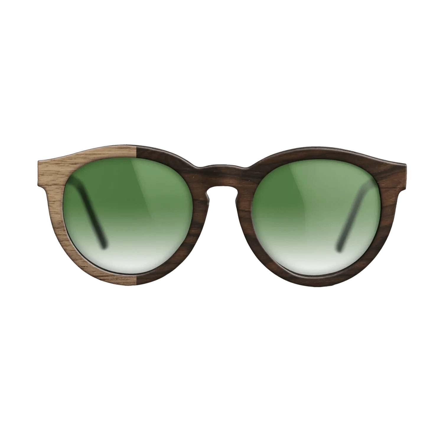 Ziricote Dark Quartered,Walnut: Straight Grain: Binary - The Rebel - Round - SIRIS wood optic