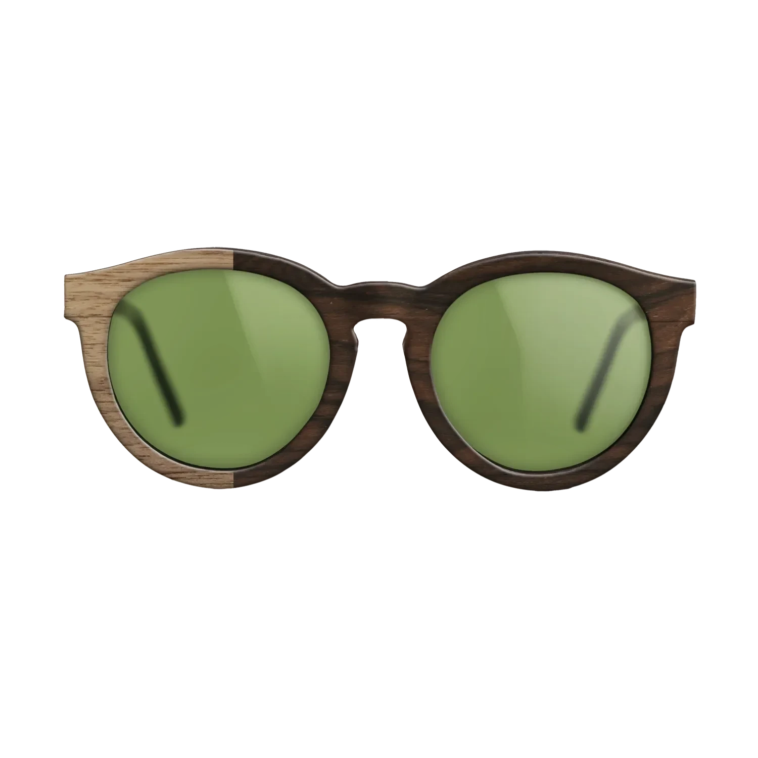 Ziricote Dark Quartered,Walnut: Straight Grain: Binary - The Rebel - Round - SIRIS wood optic