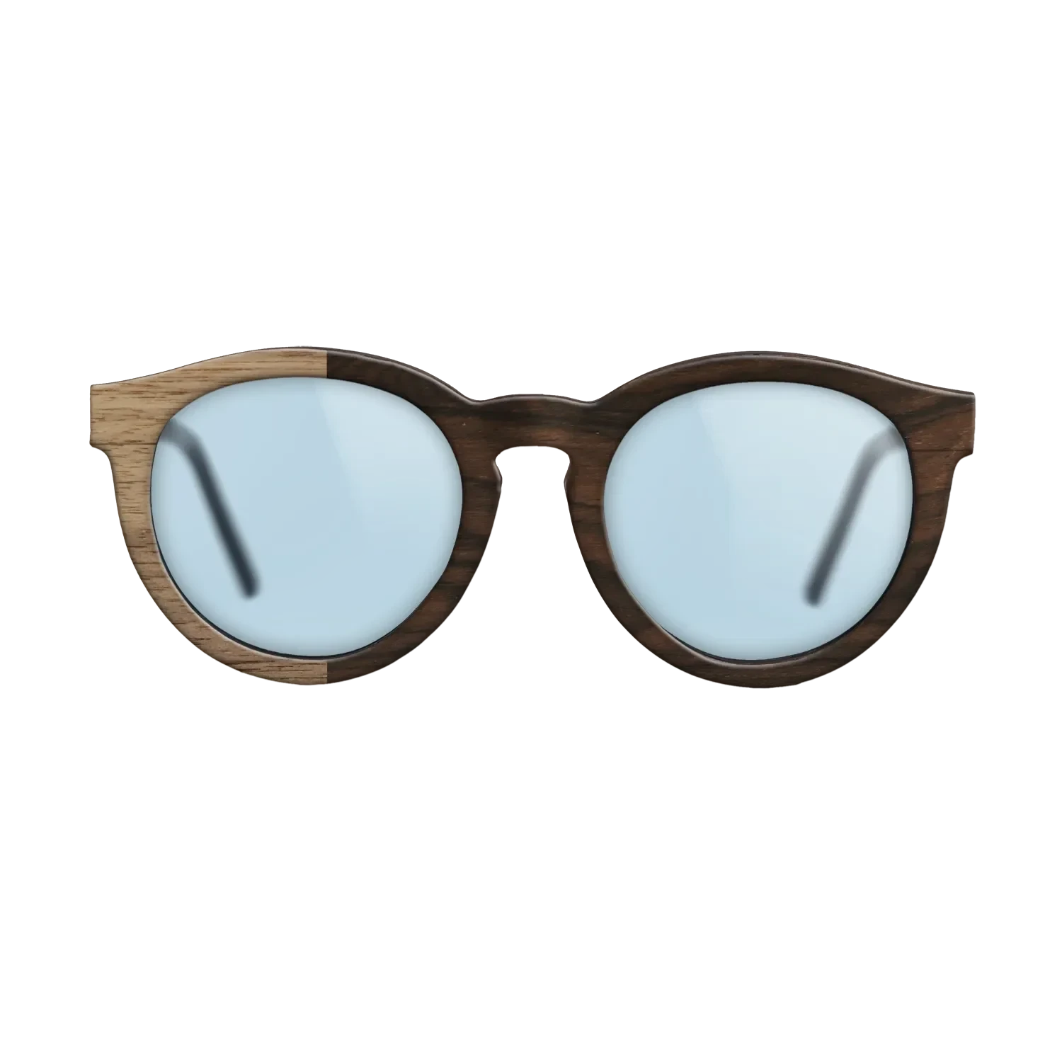 Ziricote Dark Quartered,Walnut: Straight Grain: Binary - The Rebel - Round - SIRIS wood optic