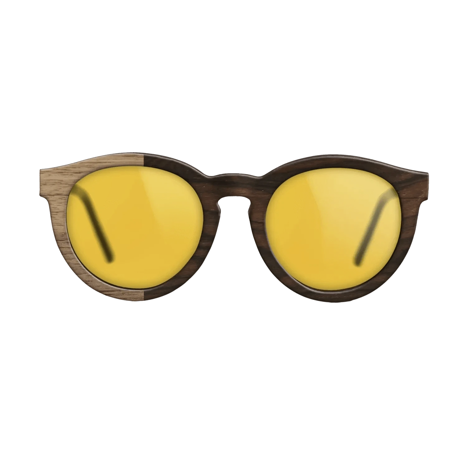 Ziricote Dark Quartered,Walnut: Straight Grain: Binary - The Rebel - Round - SIRIS wood optic