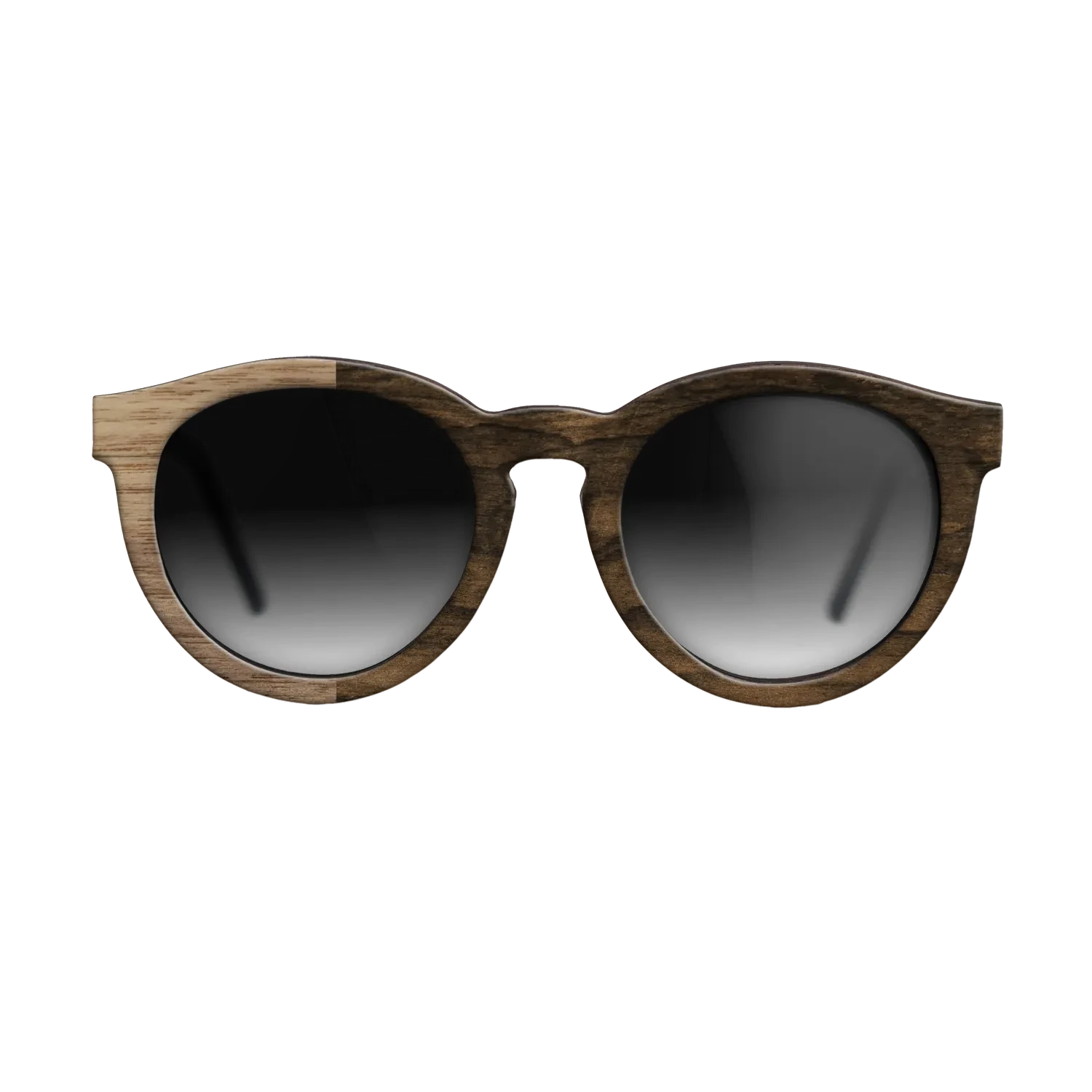 Ziricote Dark Quartered,Walnut: Straight Grain: Binary - The Rebel - Round - 1091 - SIRIS wood optic