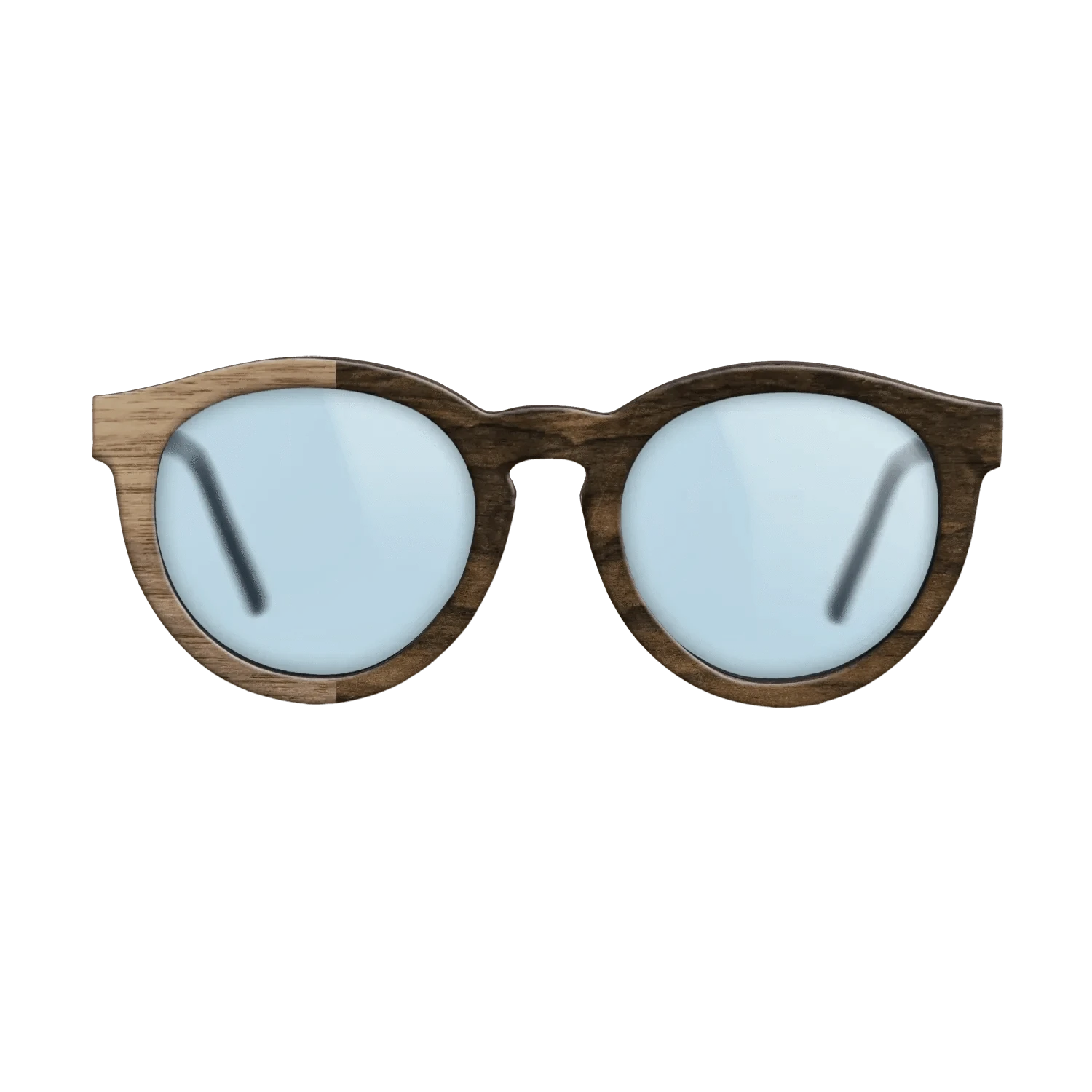 Ziricote Dark Quartered,Walnut: Straight Grain: Binary - The Rebel - Round - 1091 - SIRIS wood optic