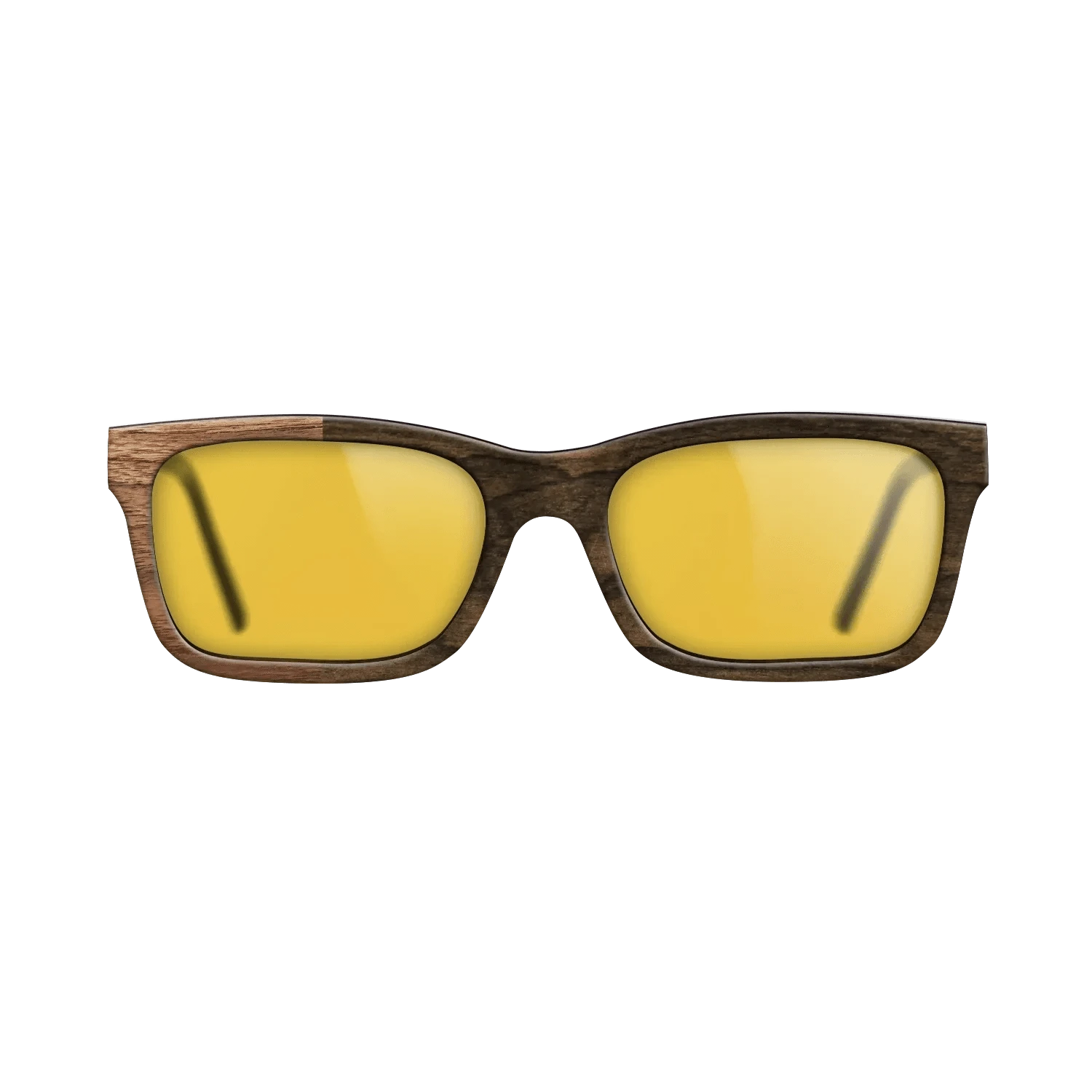 Ziricote Dark Quartered,Walnut Claro Light: Binary - The Sage - Rectangle - SIRIS wood optic