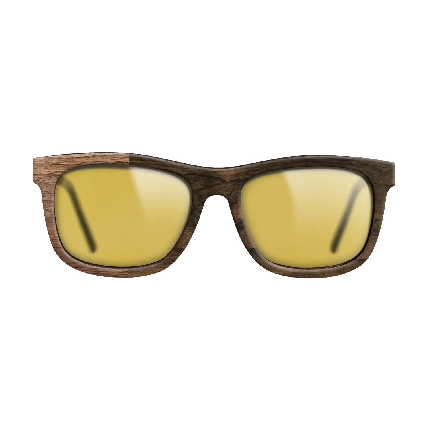 Ziricote Dark Quartered,Walnut Claro Light: Binary - The Hero - Square - SIRIS wood optic
