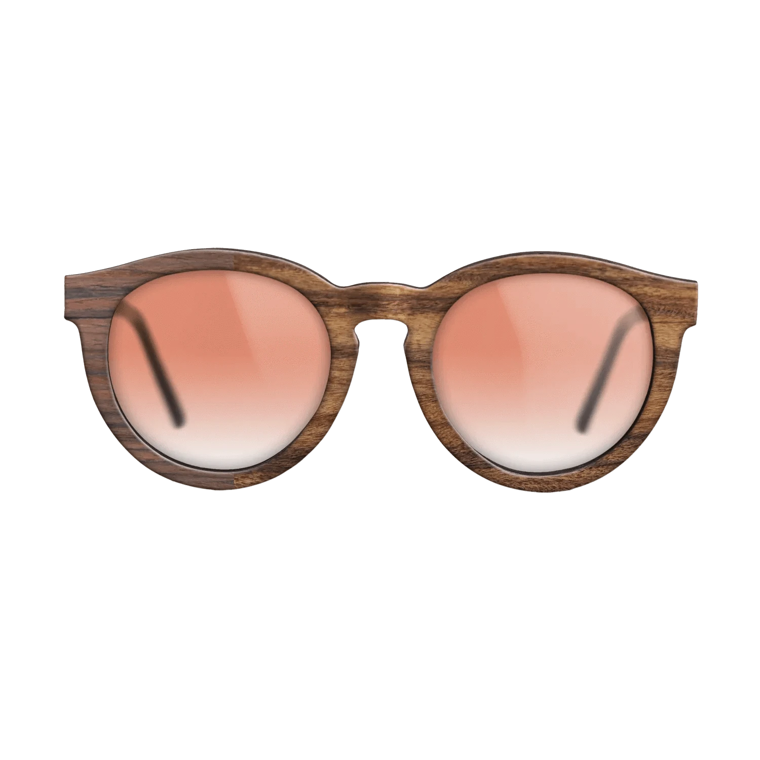 Rosewood Reconstituted,Santos Rosewood Light: Binary - The Rebel - Round - SIRIS wood optic