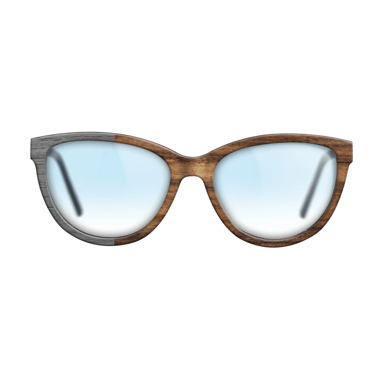 Poplar Dyed: Grey,Santos Rosewood Light: Binary - The Maiden - Cat - SIRIS wood optic