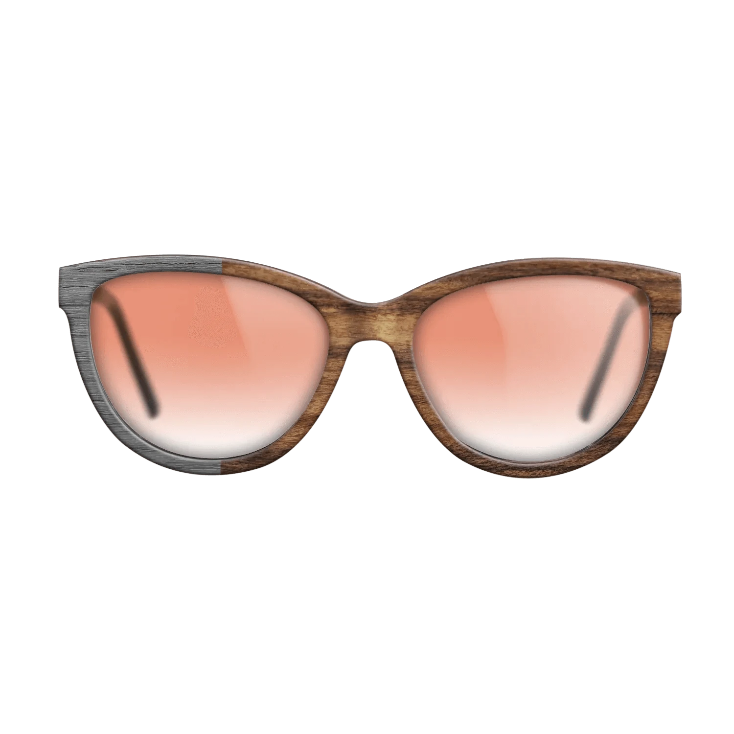 Poplar Dyed: Grey,Santos Rosewood Light: Binary - The Maiden - Cat - SIRIS wood optic