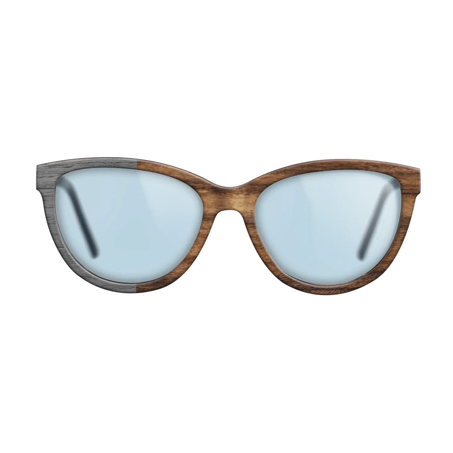 Poplar Dyed: Grey,Santos Rosewood Light: Binary - The Maiden - Cat - SIRIS wood optic