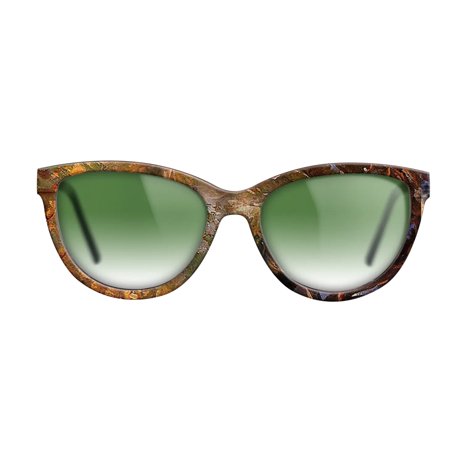 Oil Painting on Straight Grain Walnut: Rococo - a-landscape-study-at-san-vigilio-lake-of-garda - The Maiden - Cat - 1674 - SIRIS wood optic