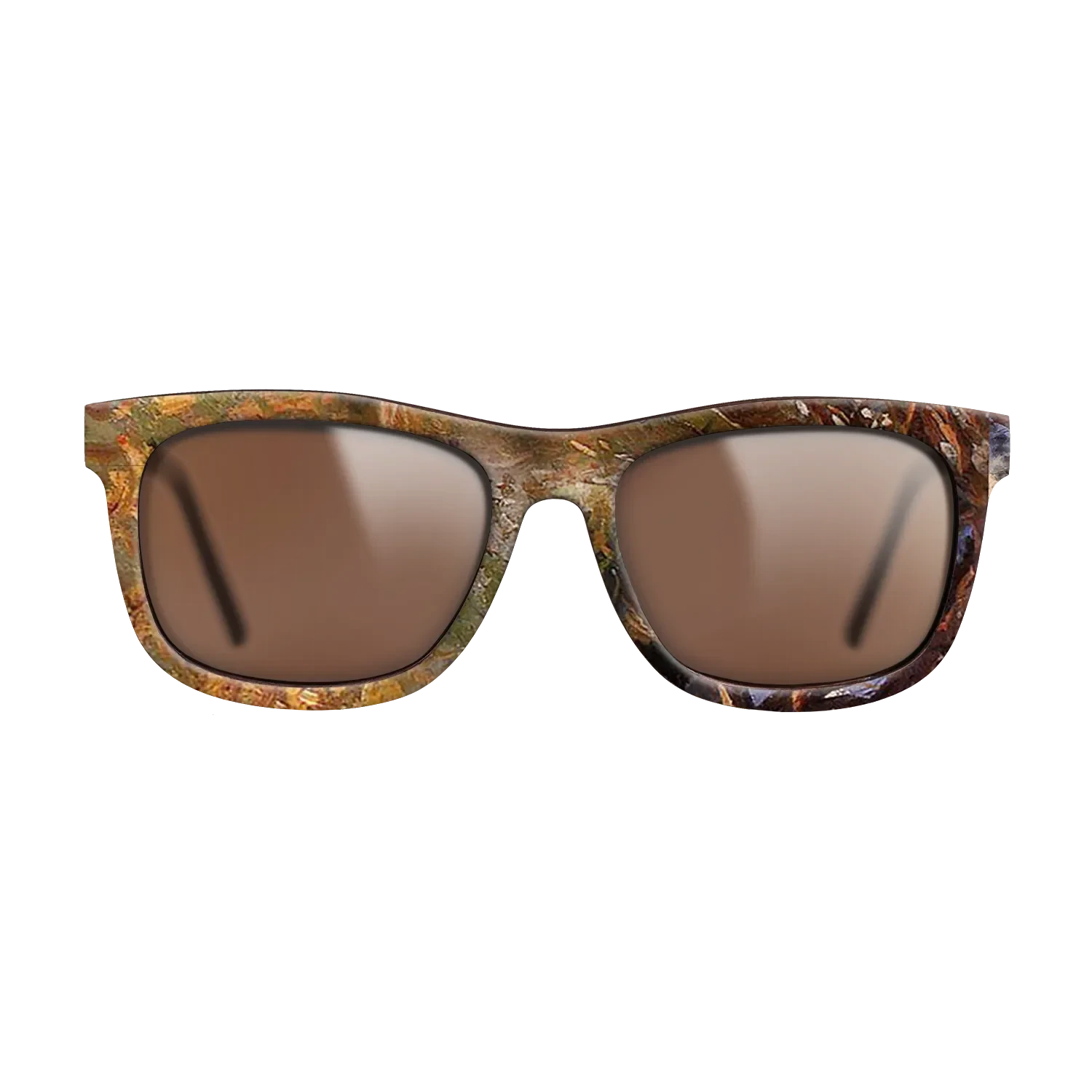 Oil Painting on Straight Grain Walnut: Rococo - a-landscape-study-at-san-vigilio-lake-of-garda - The Hero - Square - 1674 - SIRIS wood optic