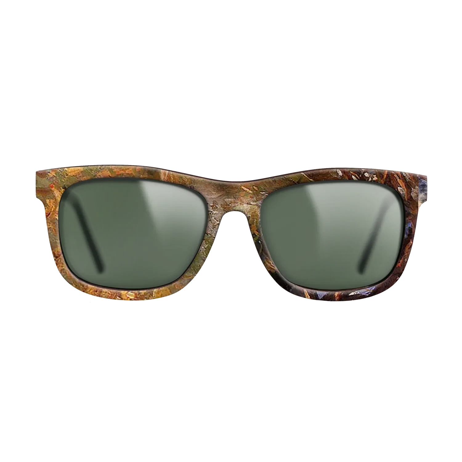 Oil Painting on Straight Grain Walnut: Rococo - a-landscape-study-at-san-vigilio-lake-of-garda - The Hero - Square - 1674 - SIRIS wood optic