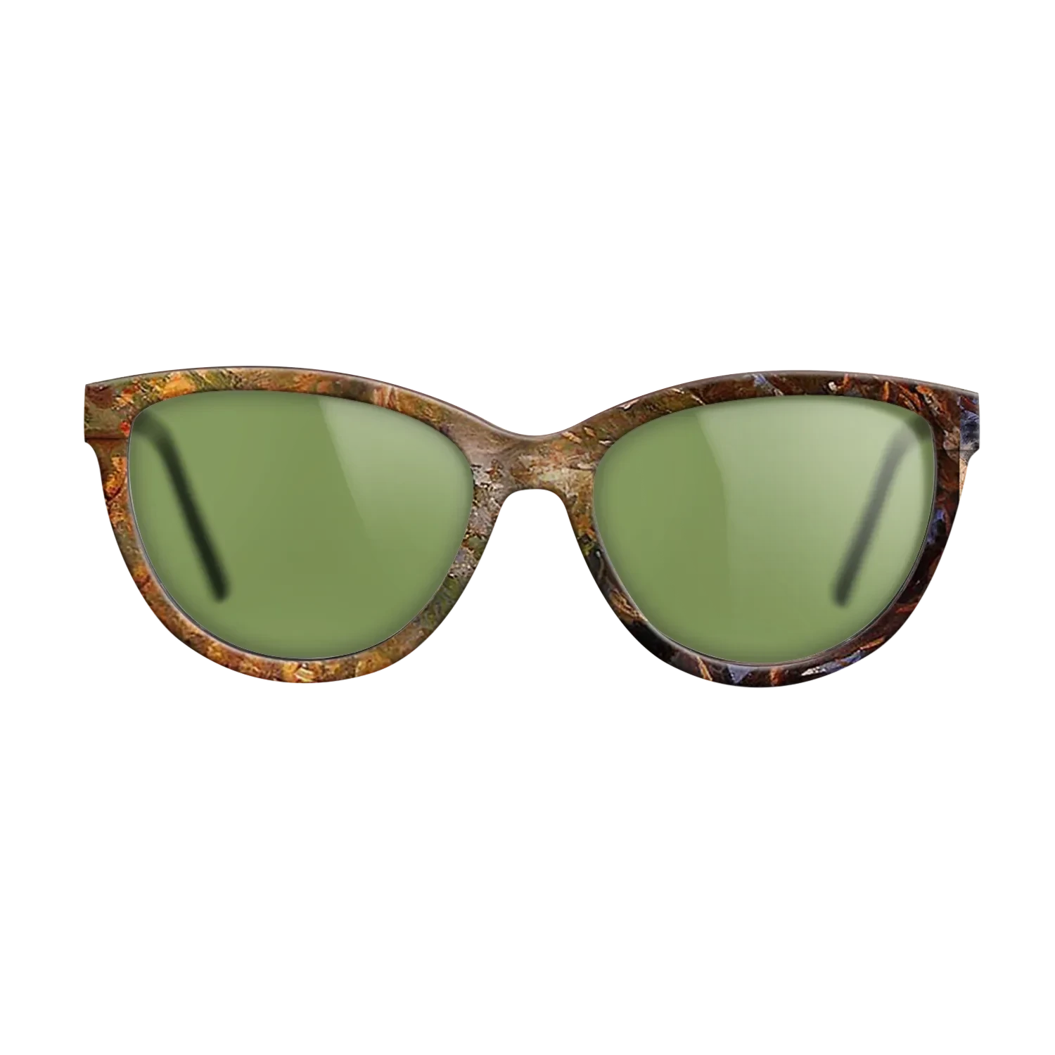 Oil Painting on Straight Grain Walnut: Rococo - a-landscape-study-at-san-vigilio-lake-of-garda - The Maiden - Cat - 1674 - SIRIS wood optic