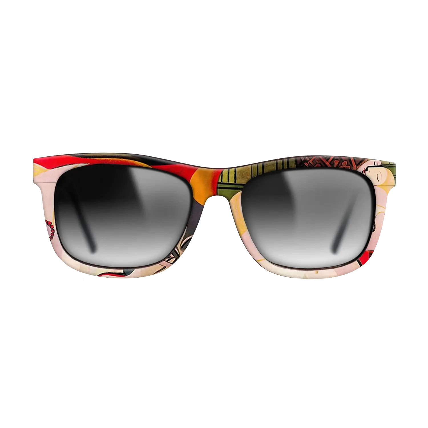 Oil Painting on Straight Grain Walnut: Rococo - A dream, 1932 - Pablo Picasso - The Hero - Square - 1838 - SIRIS wood optic