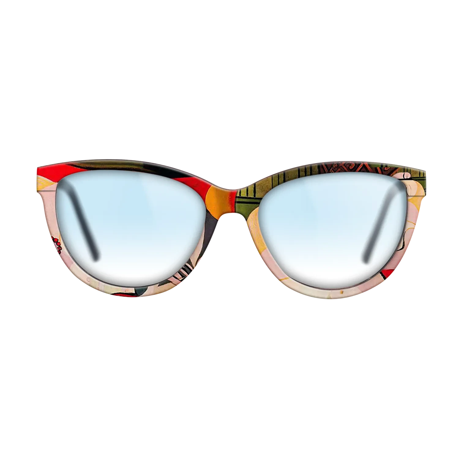 Oil Painting on Straight Grain Walnut: Rococo - A dream, 1932 - Pablo Picasso - The Maiden - Cat - 1838 - SIRIS wood optic