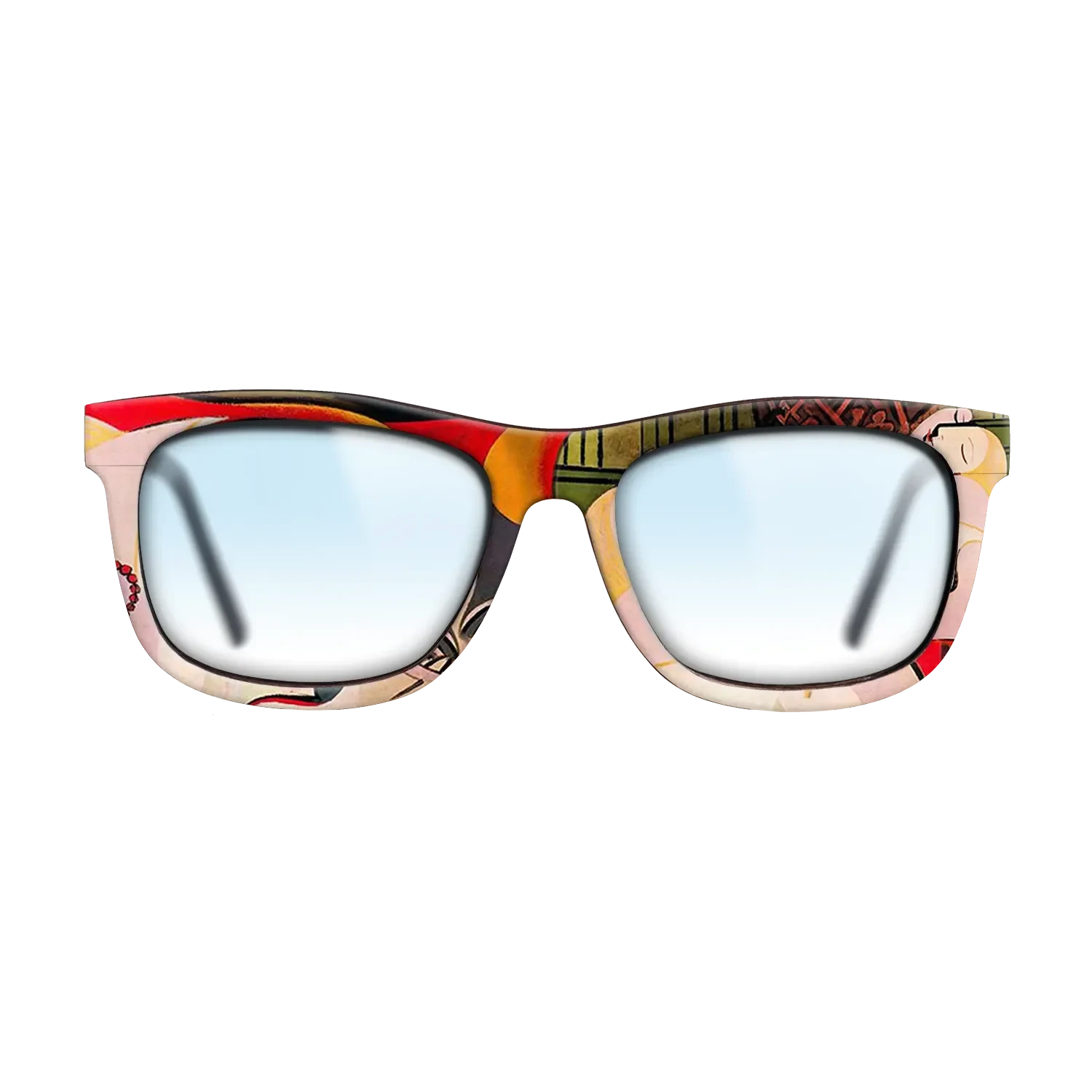 Oil Painting on Straight Grain Walnut: Rococo - A dream, 1932 - Pablo Picasso - The Hero - Square - 1838 - SIRIS wood optic