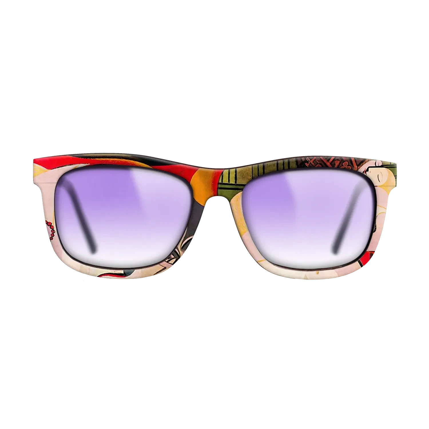 Oil Painting on Straight Grain Walnut: Rococo - A dream, 1932 - Pablo Picasso - The Hero - Square - 1838 - SIRIS wood optic