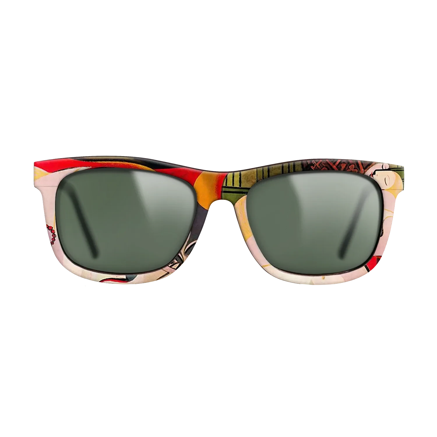 Oil Painting on Straight Grain Walnut: Rococo - A dream, 1932 - Pablo Picasso - The Hero - Square - 1838 - SIRIS wood optic