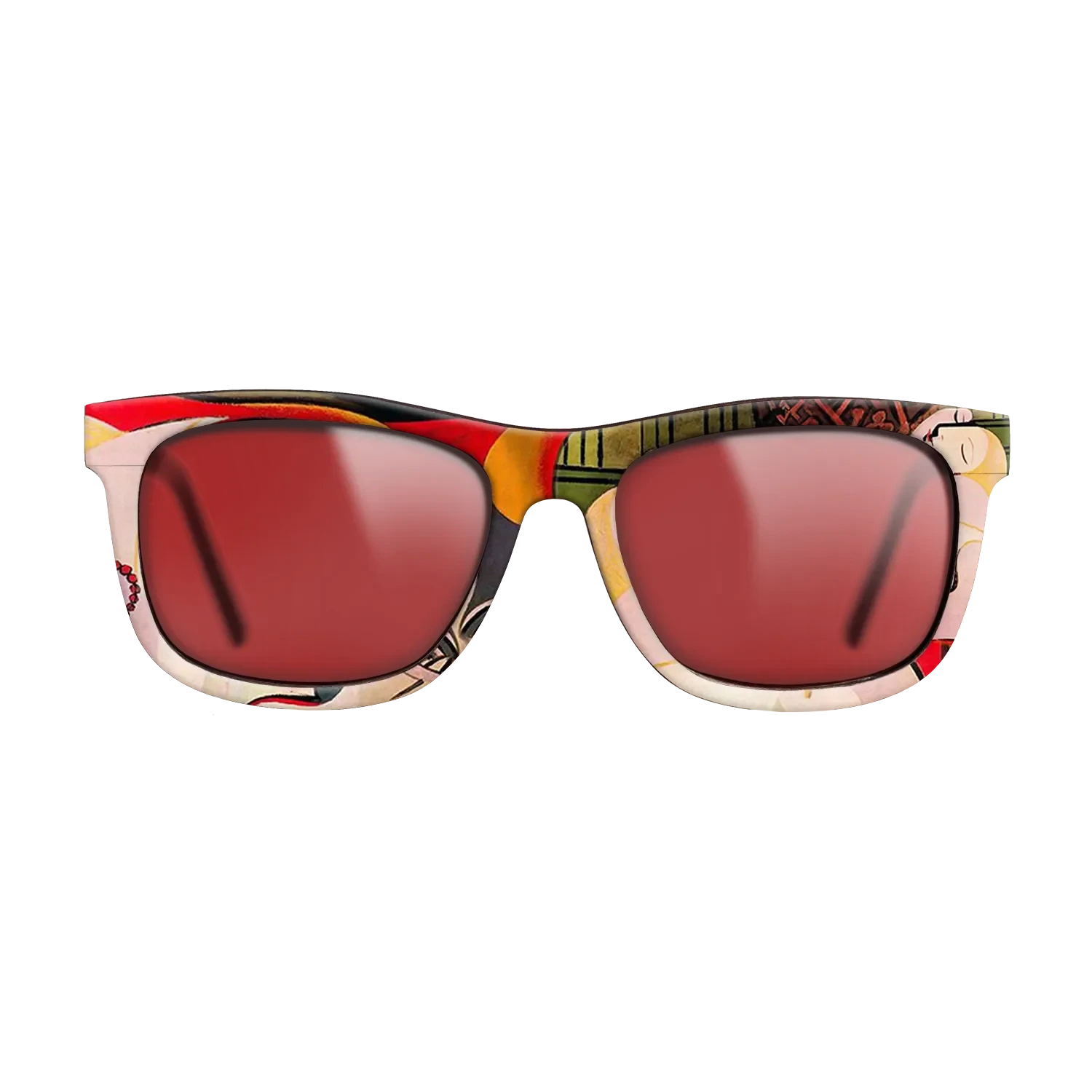 Oil Painting on Straight Grain Walnut: Rococo - A dream, 1932 - Pablo Picasso - The Hero - Square - 1838 - SIRIS wood optic