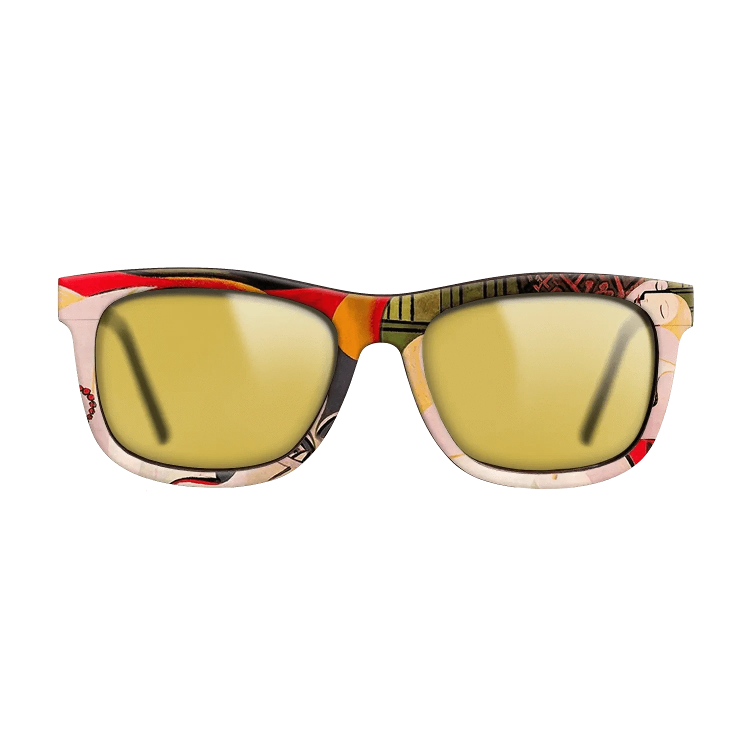 Oil Painting on Straight Grain Walnut: Rococo - A dream, 1932 - Pablo Picasso - The Hero - Square - 1838 - SIRIS wood optic