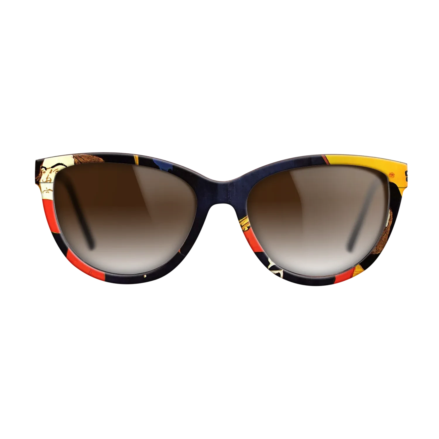 Oil Painting on Straight Grain Walnut: Rococo - Ambassadeurs Aristide Bruant in his cabaret, 1892 - Henri de Toulouse-Lautrec - The Maiden - Cat - 1961 - SIRIS wood optic