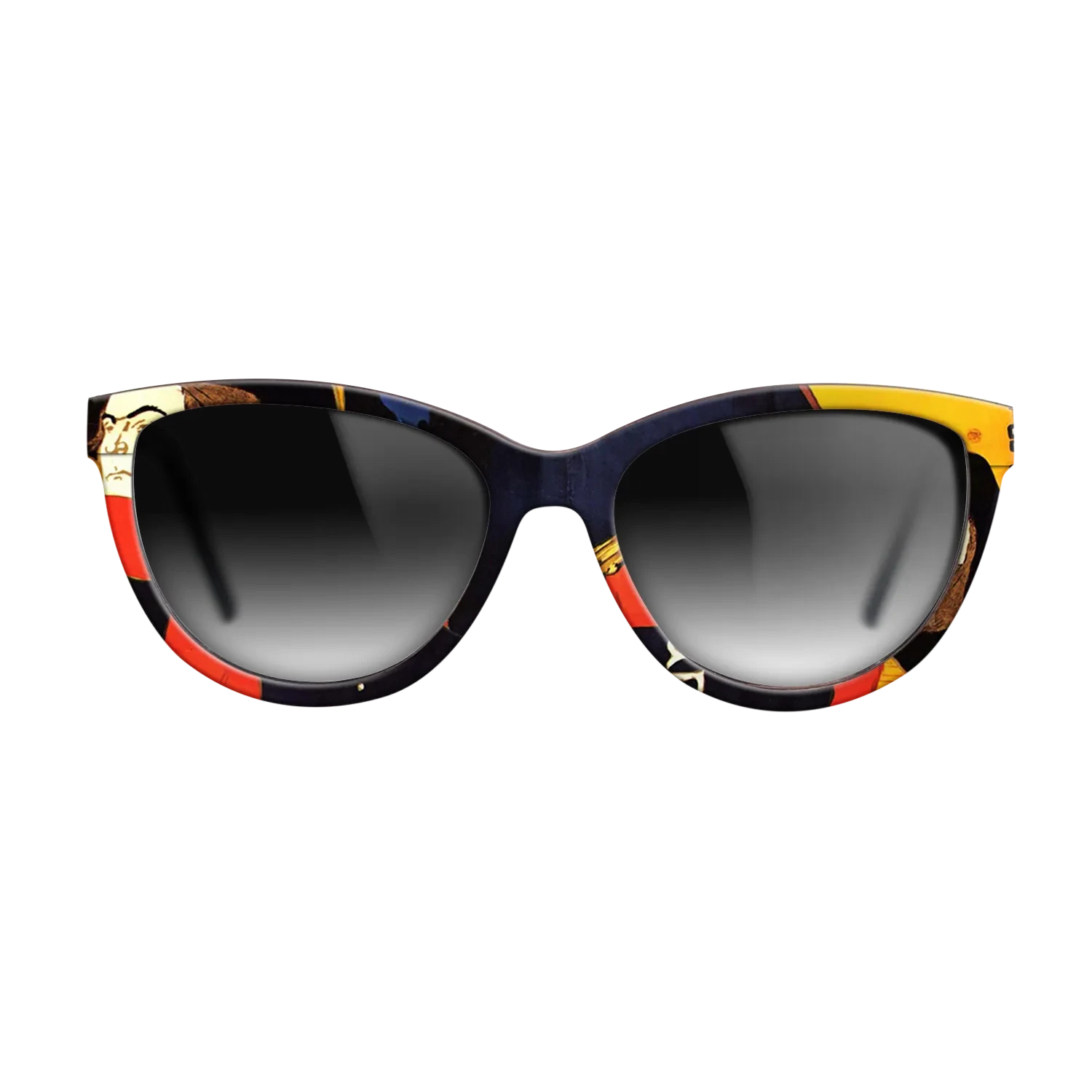 Oil Painting on Straight Grain Walnut: Rococo - Ambassadeurs Aristide Bruant in his cabaret, 1892 - Henri de Toulouse-Lautrec - The Maiden - Cat - 1961 - SIRIS wood optic