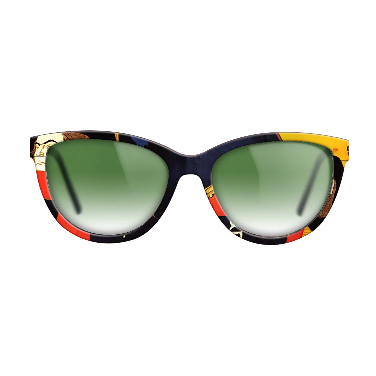 Oil Painting on Straight Grain Walnut: Rococo - Ambassadeurs Aristide Bruant in his cabaret, 1892 - Henri de Toulouse-Lautrec - The Maiden - Cat - 1961 - SIRIS wood optic