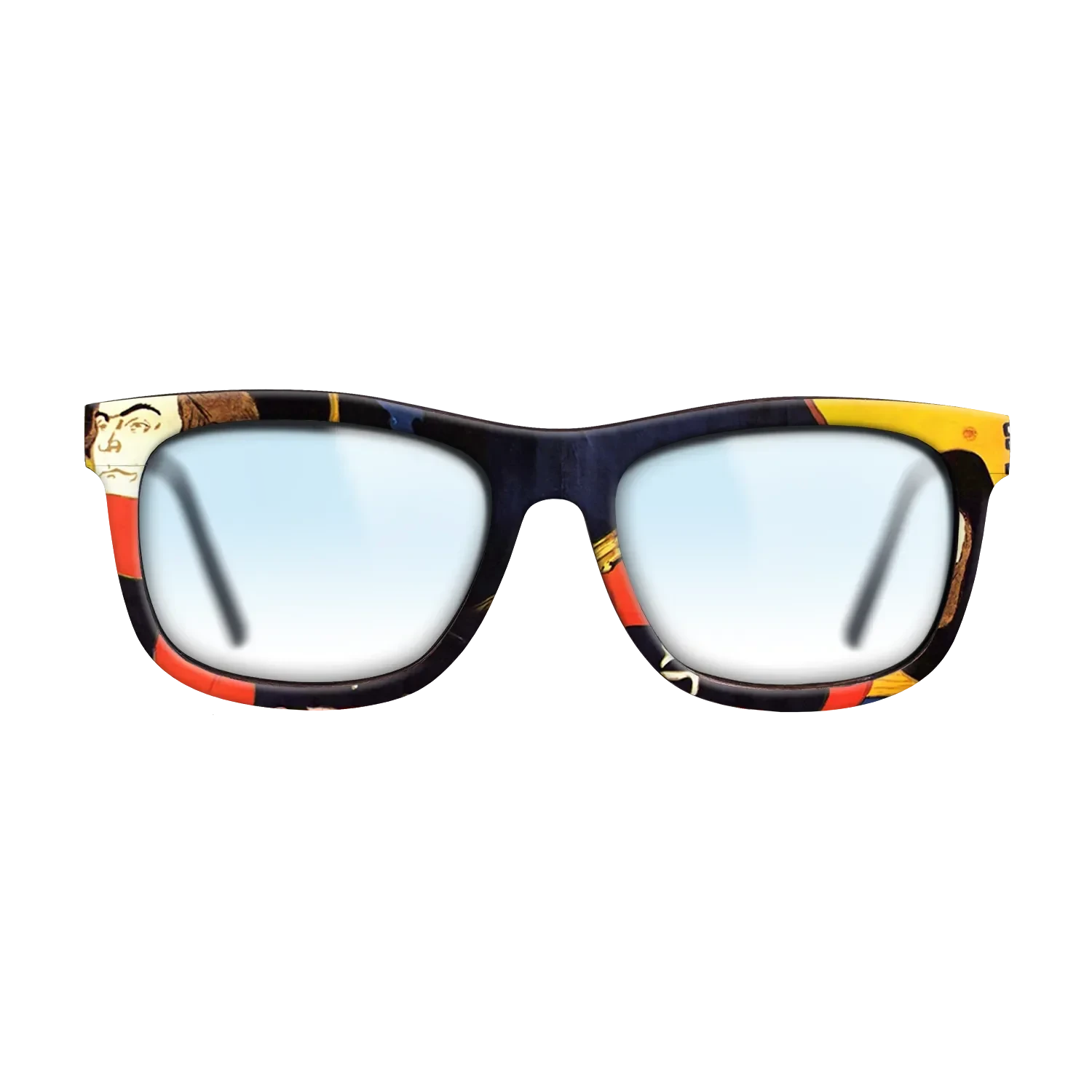 Oil Painting on Straight Grain Walnut: Rococo - Ambassadeurs Aristide Bruant in his cabaret, 1892 - Henri de Toulouse-Lautrec - The Hero - Square - 1961 - SIRIS wood optic