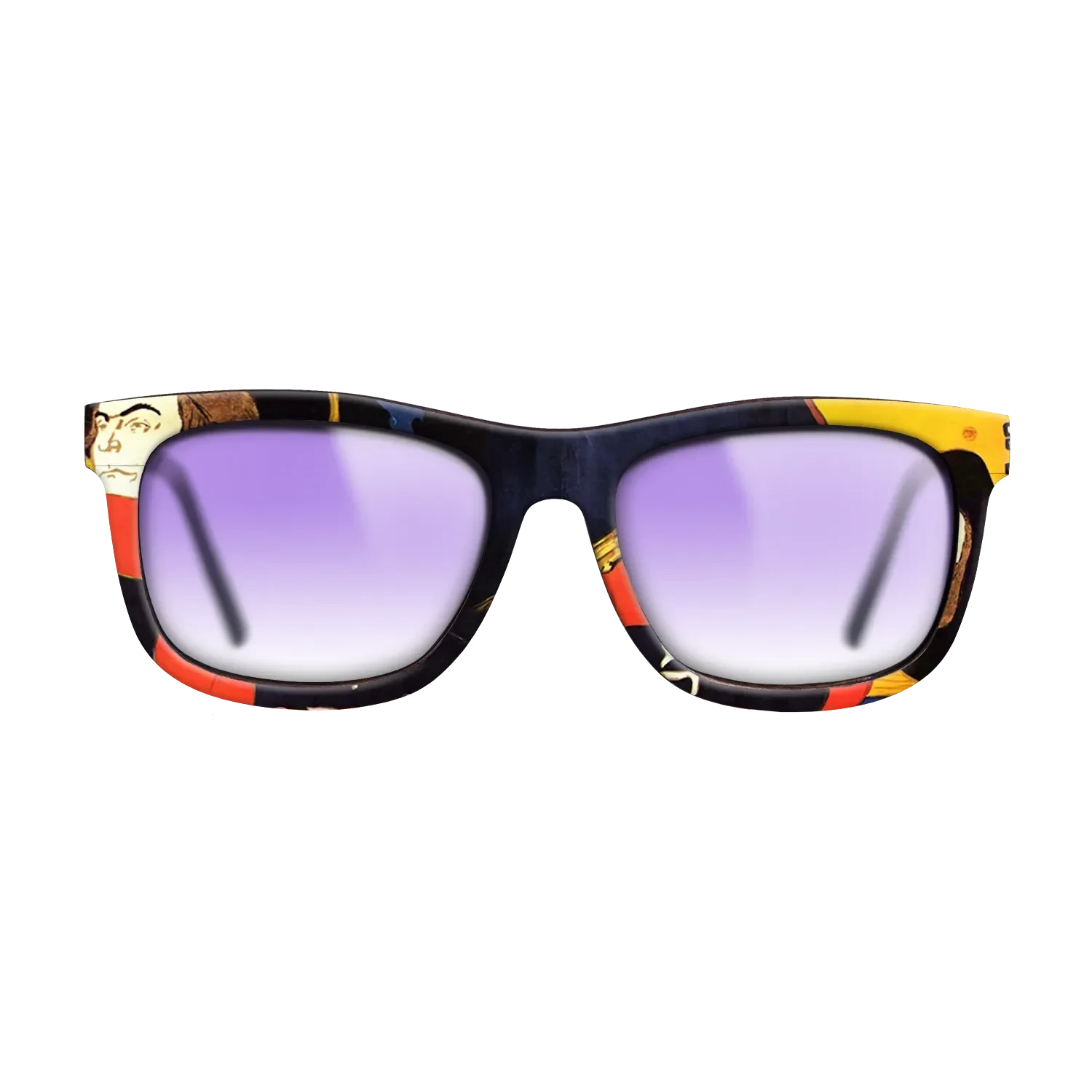 Oil Painting on Straight Grain Walnut: Rococo - Ambassadeurs Aristide Bruant in his cabaret, 1892 - Henri de Toulouse-Lautrec - The Hero - Square - 1961 - SIRIS wood optic