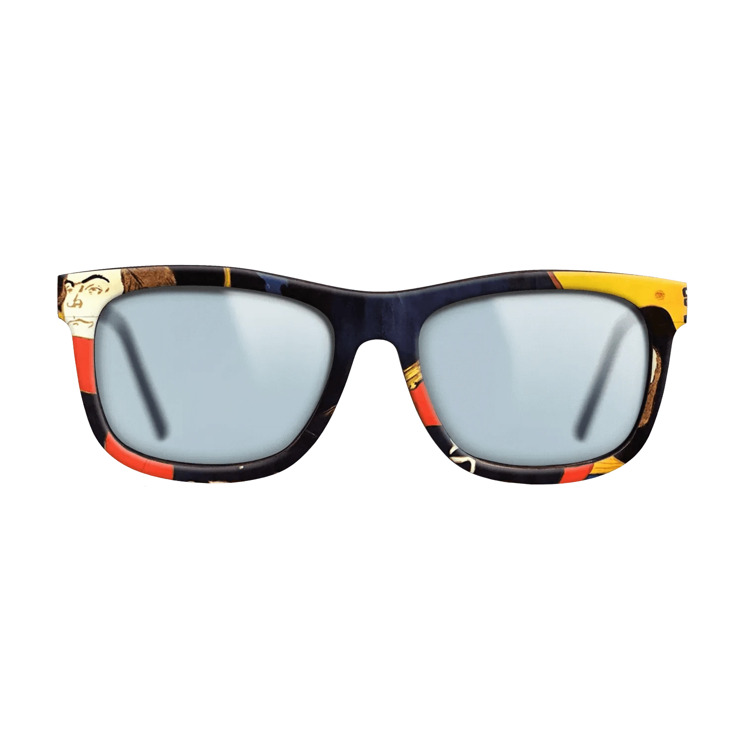 Oil Painting on Straight Grain Walnut: Rococo - Ambassadeurs Aristide Bruant in his cabaret, 1892 - Henri de Toulouse-Lautrec - The Hero - Square - 1961 - SIRIS wood optic