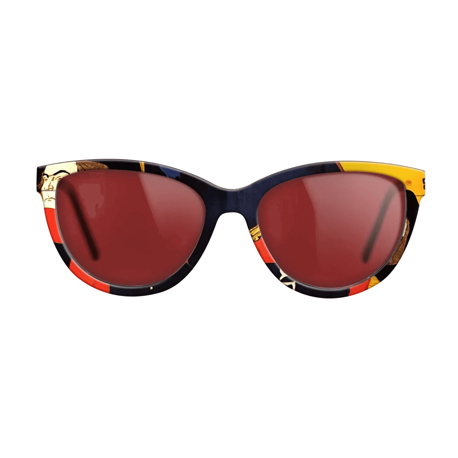 Oil Painting on Straight Grain Walnut: Rococo - Ambassadeurs Aristide Bruant in his cabaret, 1892 - Henri de Toulouse-Lautrec - The Maiden - Cat - 1961 - SIRIS wood optic