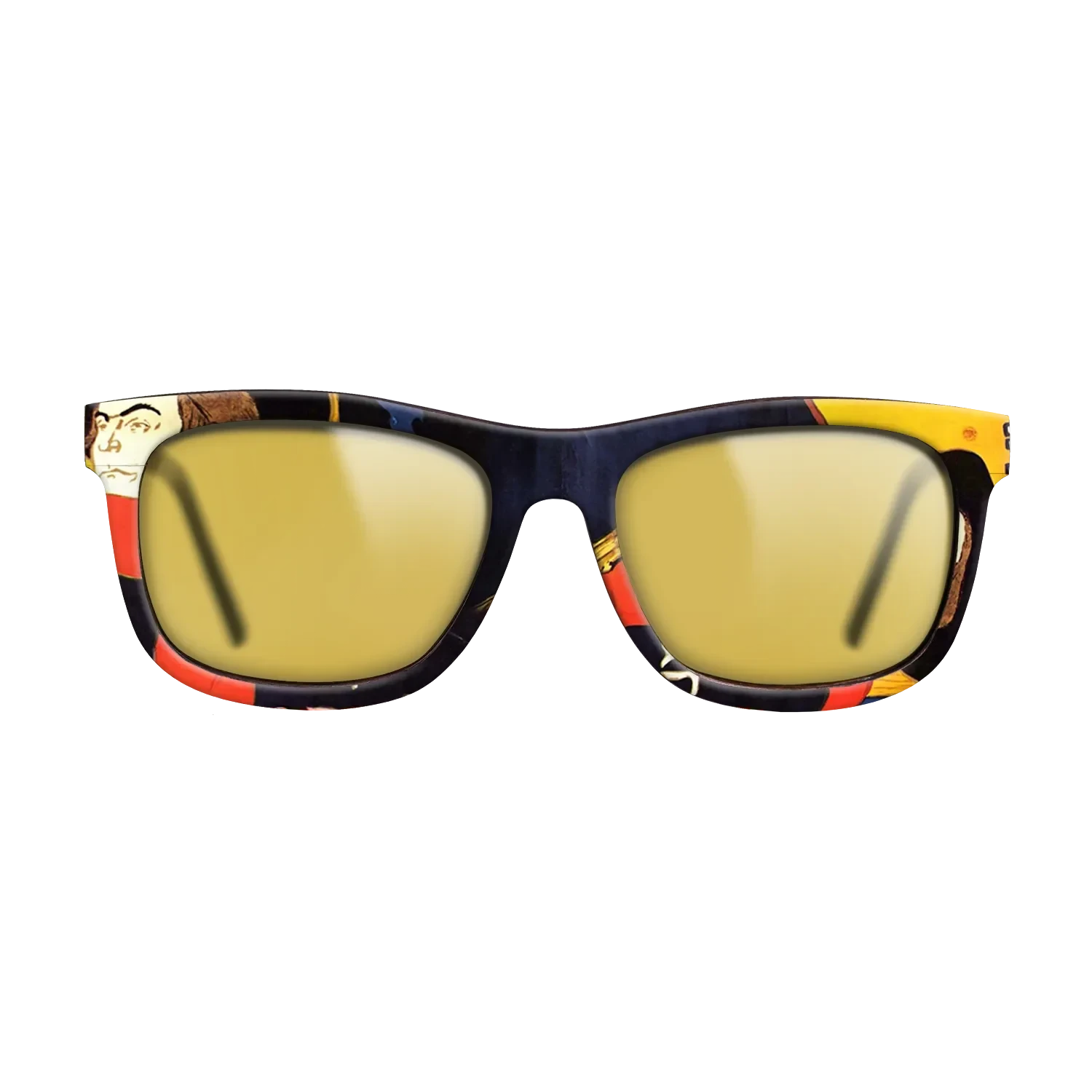 Oil Painting on Straight Grain Walnut: Rococo - Ambassadeurs Aristide Bruant in his cabaret, 1892 - Henri de Toulouse-Lautrec - The Hero - Square - 1961 - SIRIS wood optic