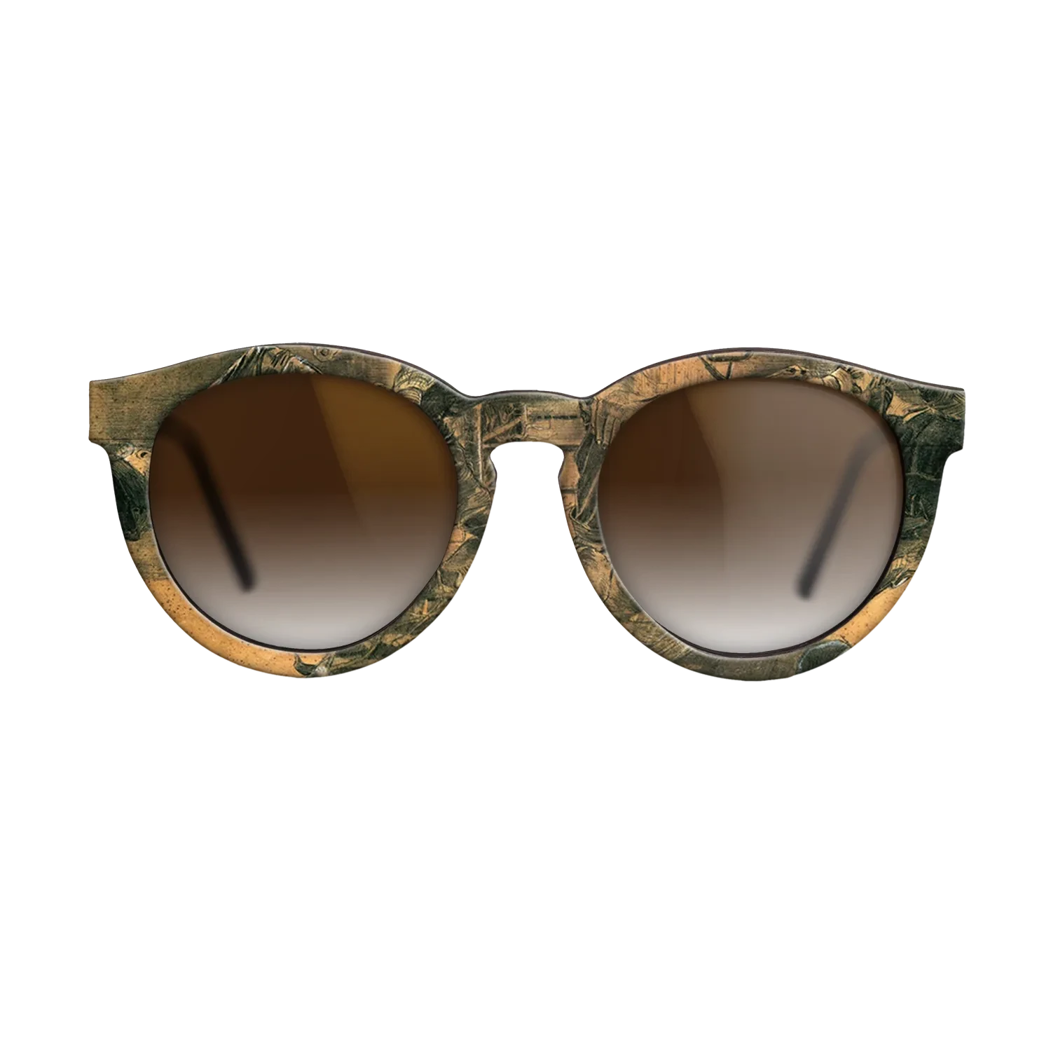 Oil Painting on Straight Grain Walnut: Rococo - An Old Man Putting Dry Rice on the Hearth, 1881 - Vincent van Gogh - The Rebel - Round - 682 - SIRIS wood optic