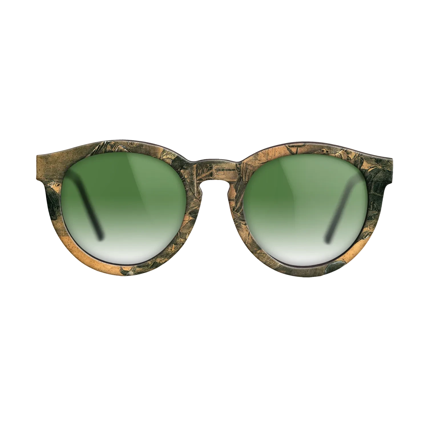 Oil Painting on Straight Grain Walnut: Rococo - An Old Man Putting Dry Rice on the Hearth, 1881 - Vincent van Gogh - The Rebel - Round - 682 - SIRIS wood optic