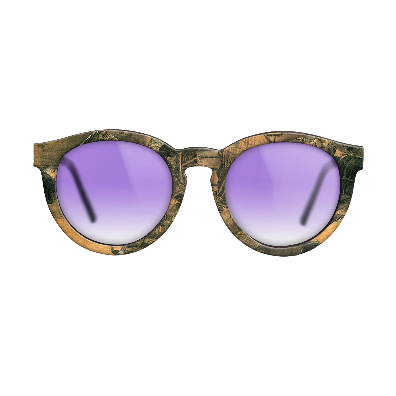 Oil Painting on Straight Grain Walnut: Rococo - An Old Man Putting Dry Rice on the Hearth, 1881 - Vincent van Gogh - The Rebel - Round - 682 - SIRIS wood optic